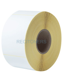 BROTHER Pack de 4 Rollos de Etiquetas Precortadas de Transferencia Termica con Acabado Mate de 102 x 2
