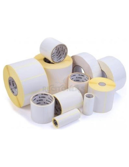 Papeleria 8000261-107 ZEBRA - ZEBRA ETIQUETAS DE TRANSFERENCIA TÉRMICAS BLANCO Z-SELECT 2000D 38X25MM - 12 ROLLOS DE 2580