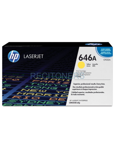 HP Laserjet CM4540 Toner Amarillo