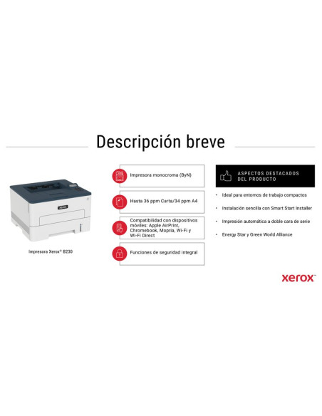 B230V_DNI Xerox B230V_DNI Impresoras laser B/N