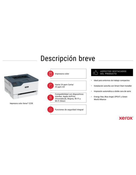 C230V_DNI XEROX C230V_DNI IMPRESORAS LASER COLOR