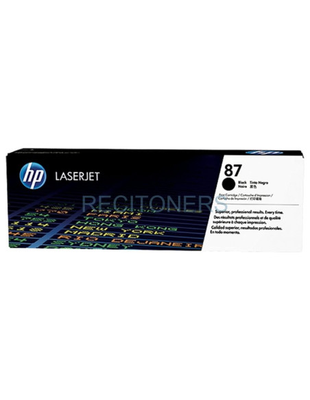 Toner CF287X HP - HP Toner Toner LaserJet Enterprise M506dn/M527 Negro 87X Alta capacidad 18.000 paginas
