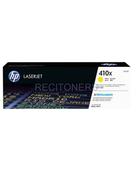 Toner CF412X HP - HP TONER AMARILLO LASERJET PRO 400 M452DN/ M452NW / M477FDN / M477FDW / M477FNW - 410X