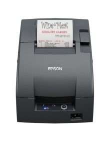 IMPRESORA DE TICKET MATRICIAL EPSON TM-U220IIB CON CORTE AUTOMATICO. CONEXION RS232. COLOR NEGRO.