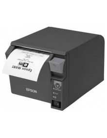 Impresora de ticket termica Epson TM-T70II. Conexion USB + RS232. Color Gris Oscuro.