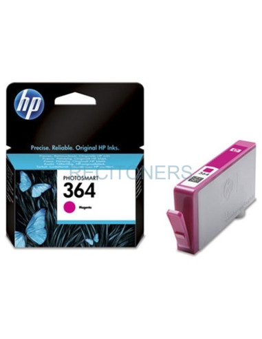 Cartucho de tinta CB319EEABE HP - HP CARTUCHO MAGENTA Nº364 300 PAG. PHOTOSMART/C6380/CN255B/B109A/C309G/C5380 OFFICEJET/4620