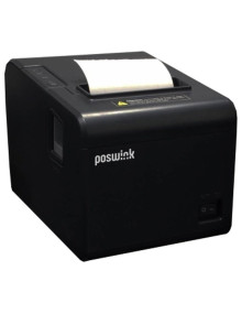 Poswink - Impresora de tickets termica 4 conexiones - USB - RS232 - Ethernet - Wifi -  Negra - Autoc