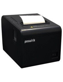 POSWINK - IMPRESORA DE TICKETS TERMICA TRIPLE CONEXION - USB - RS232 - ETHERNET - NEGRA - AUTOCORTE