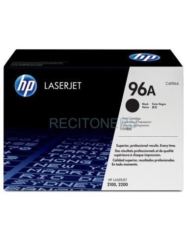 Toner C4096A HP - HP 96A Black Original LaserJet Toner Cartridge cartucho de tóner 1 pieza(s) Negro