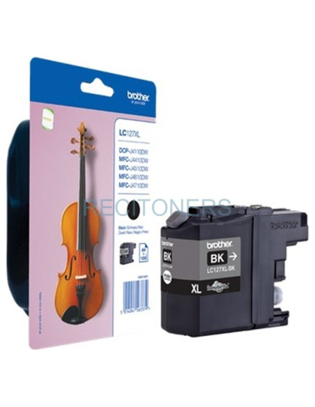 Cartucho de tinta LC127XLBKBP BROTHER - BROTHER Cartucho de tinta negro MFC-J4410DW/MFC-J4510DW, BLISTER ,1200 pag