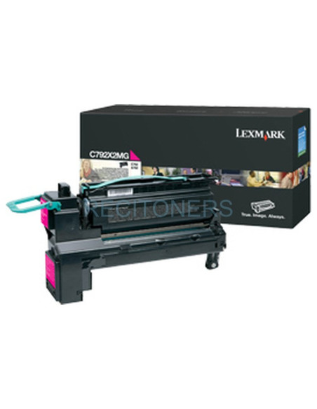 Cartucho de tinta C792X2MG LEXMARK - Lexmark C792 Cartucho de impresion magenta Extra Alto Rendimiento (20K)