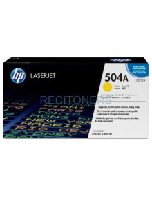 Toner CE252A HP - HP Laserjet CP3525 Toner Amarillo 504A DESCATALOGADO