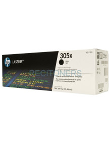 Toner CE410X HP - HP COLOR LASERJET PRO 300/400 TONER NEGRO 305X. PAGINAS 4.000 - 305X