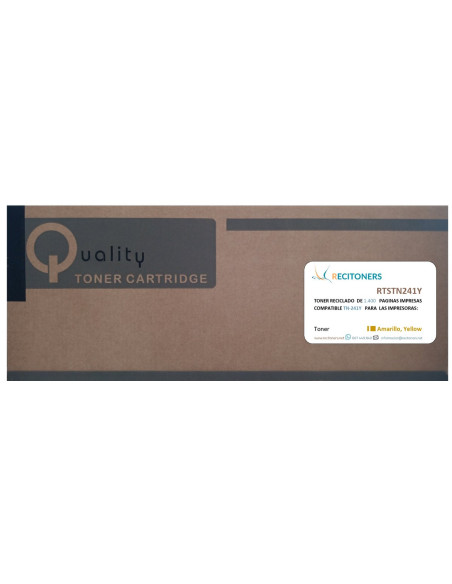 RTSTN241Y TONER Amarillo,Yellow COMPATIBLE TN-241Y de BROTHER