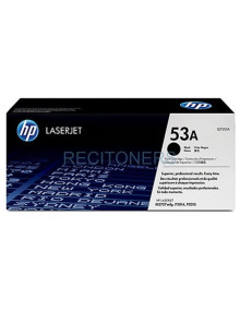 Toner Q7553A HP - HP TONER NEGRO 3.000 PAG. LASERJET/2010/2014/2015/M2525/M2727/P2015N