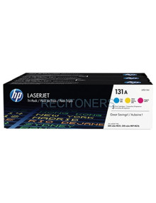 Toner U0SL1AM HP - HP Nº131A PACK 3 TONER CIAN/MAGENTA/AMARILLO HP LASERJET PRO 200 M251N/NW