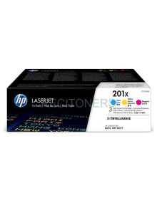 Toner CF253XM HP - HP TONER MULTIPACK 201X CYAN/MAGENTA/AMARILLO (CF401x/CF402x/CF403x) LASERJET PRO M252 M277 MFP