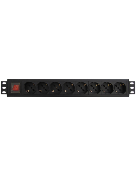 Accesorio WP AR20535256 - WP WPN-PDU-G01-08 unidad de distribucion de energia (PDU) 8 salidas AC 1.5U Negro
