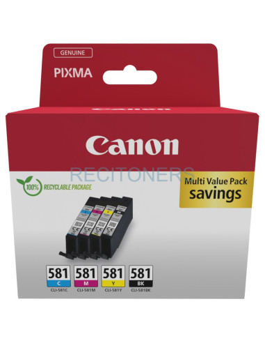 Cartucho de tinta 2103C006 CANON - Canon 2103C006 cartucho de tinta 4 pieza(s) Original Negro, Cian, Magenta, Amarillo