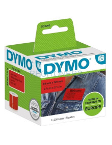 Papeleria 2133399 DYMO - DYMO ETIQUETAS DE TRANSFERENCIA TERMICA 99014 - ROJO - 54X101MM (AXL) - ETIQUETAS GRANDES DE IDENTIFICA