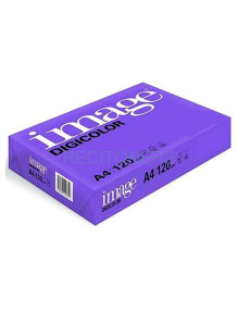 Papeleria 469993 IMAGE - IMAGE PAPEL REPROGRÁFICO DIGICOLOR DIN A4 120GR PAQUETE 250H BLANCO 2