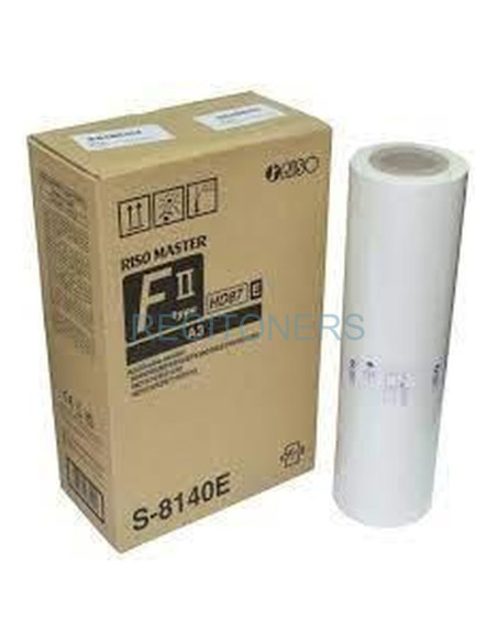 Toner S-8140E RISO - RISO MASTER SF9390 HD, MF, SE, RZ-970 / MZ-970 / MZ-1070 / RZ-1070 / SE / ME HD (PACK 2) (SUSTITUYE A S5467