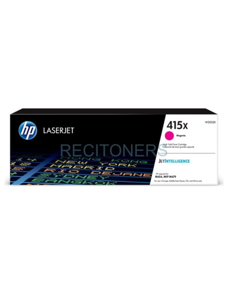 Toner W2033X HP - HP Cartucho de tóner Original LaserJet 415X magenta de alta capacidad