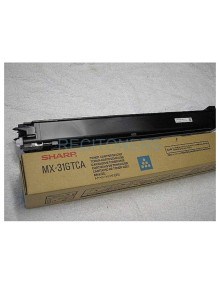 Sharp MX-31GTCA cartucho de tóner 1 pieza(s) Original Cian 2