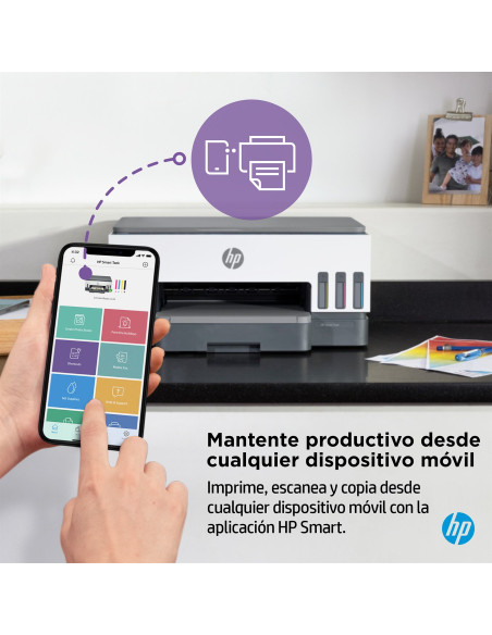 HP Smart Tank Impresora multifuncion 7005, Impresion, escaneado, copia, Wi-Fi, Escanear a PDF