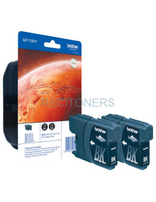 Cartucho de tinta LC1100HYBKBP2 BROTHER - Brother LC1100HYBKBP2 cartucho de tinta 2 pieza(s) Original Negro