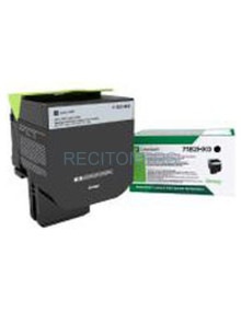 Toner 71B2HK0 LEXMARK - Lexmark CS/CX 417, 517 Cartucho de toner negro Alto Rendimiento Retornable