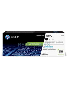 Toner W1390X HP - HP LaserJet Cartucho de Tóner Original 139X negro de alta capacidad