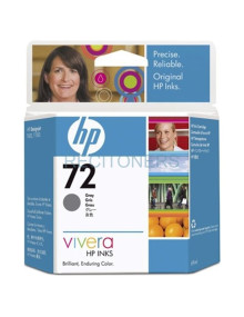 Consumible Gran Formato C9401A HP - HP CARTUCHO GF GRIS Nº72 69ML DESIGNJET T/610/770/1100