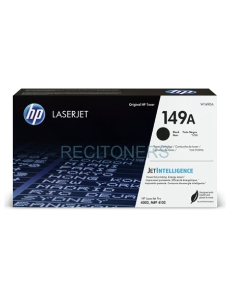 Toner W1490A HP - HP TONER NEGRO LASERJET PRO 4002, MFP 4102 - Nº 149A