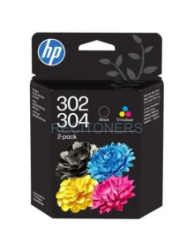 Toner B82L1AE HP - PACK COMBO NEGRO/COLOR HP 302 + 304 (120/100 PAG)