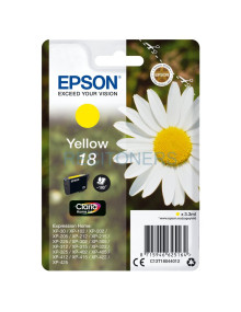 Cartucho de tinta C13T18044022 EPSON - Epson Expression Home XP-102/205/305/405 Cartucho Amarillo (Radiofrecuencia)
