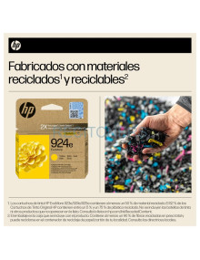 Cartucho de tinta 4K0U9NELS1 HP - HP Cartucho de Tinta Original EvoMore 924e amarilla Amarillo