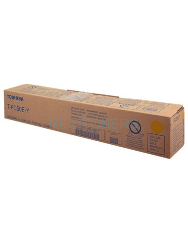 Toner T-FC50EY TOSHIBA - Toner TOSHIBA T-FC50Y: e-Studio 2555 3055 3555 ama35.000p.