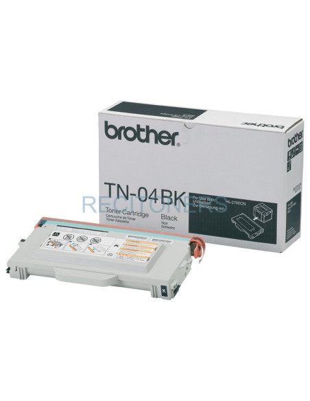 Brother TN04BK cartucho de tóner 1 pieza(s) Original Negro