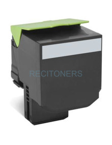 Toner 80C2XK0 LEXMARK - Lexmark cartucho de toner return negro (80C2XK0, 802XK)