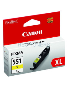 CANON TINTA AMARILLO MG 5450/6350/6400 - IP 7250 - CLI 551XLY