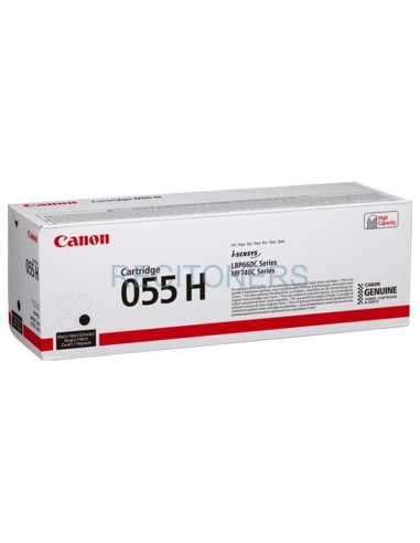 CANON TONER 055H NEGRO LBP663 / LBP664 / MF742 / MF744 / MF745 / MF746 alta capacidad
