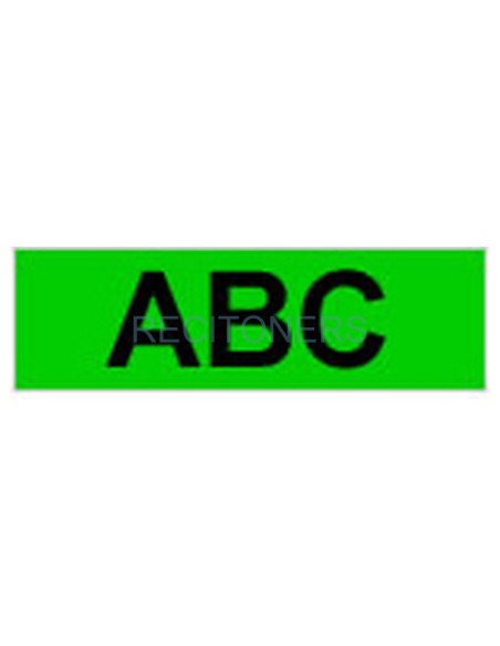 Papeleria TX751 BROTHER - BROTHER Cinta laminada verde/negro 24mm, 15m