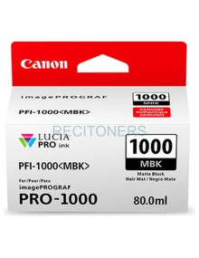 CANON TINTA NEGRO MATE IMAGEPROGRAF PRO 1000 - PFI 1000MBK