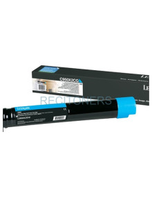 Toner C950X2CG LEXMARK - TÓNER CIAN EXTRA ALTO RENDIMIENTO LEXMARK C950X2CG(22000 PAG)