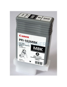 Cartucho de tinta 0894B001AA CANON - CANON CARTUCHO NEGRO MATE PFI102MBK 130ML LP/17/24 IPF/500/600/700/710/610/605/720/755
