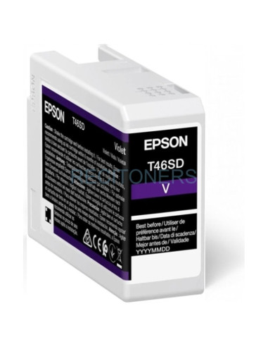EPSON Singlepack Violet T46SD UltraChrome Pro 10 ink 25ml SC-P700