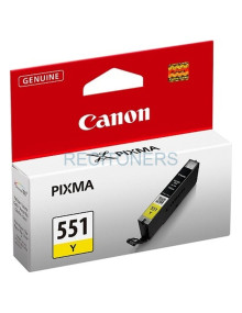 Cartucho de tinta 6511B001 CANON - CANON CARTUCHO AMARILLO CLI551 15ML MG/5450/6350 IP/7250