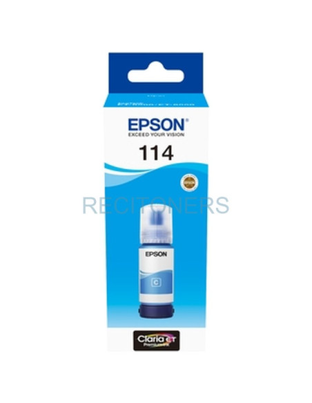 EPSON Botella Cyan 70 ml Ecotank ET-8500 / ET-8550 - 114