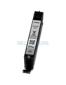 Cartucho de tinta 0335C001 CANON - CANON CARTUCHO GRIS CLI571XLGY PIXMA MG5750/6850/7750